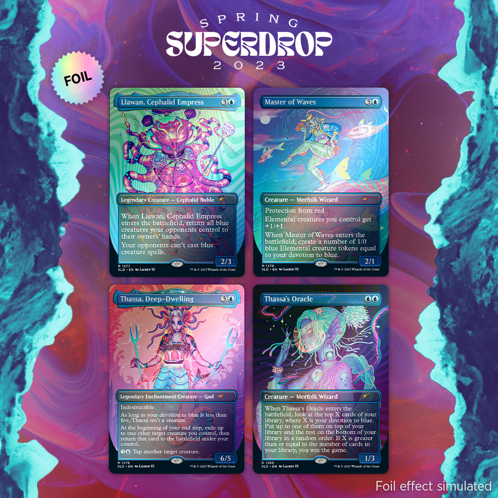 Magic: The Gathering—Secret Lair Drop: Cool Ocean Breeze - Traditional Foil Edition