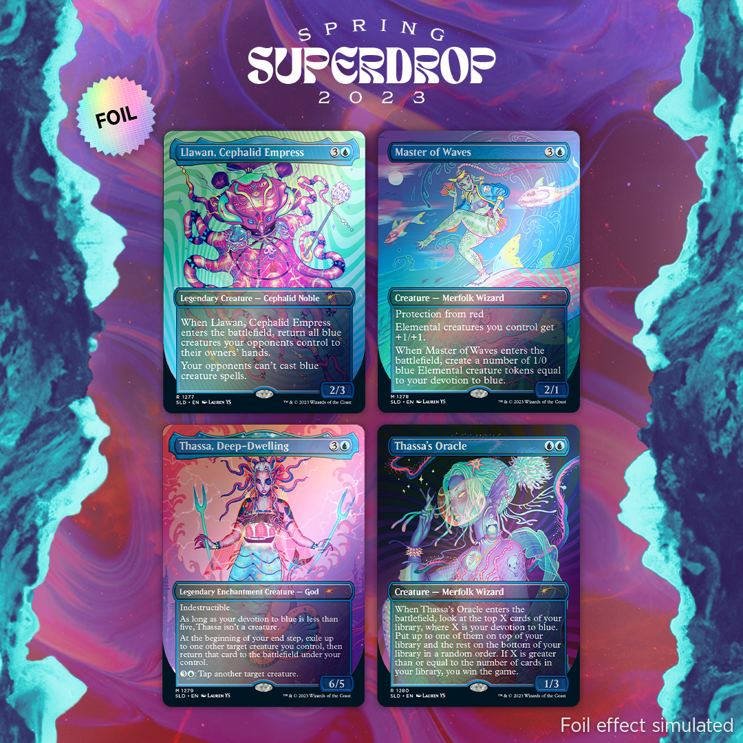Magic: The Gathering—Secret Lair Drop: Cool Ocean Breeze - Traditional Foil Edition