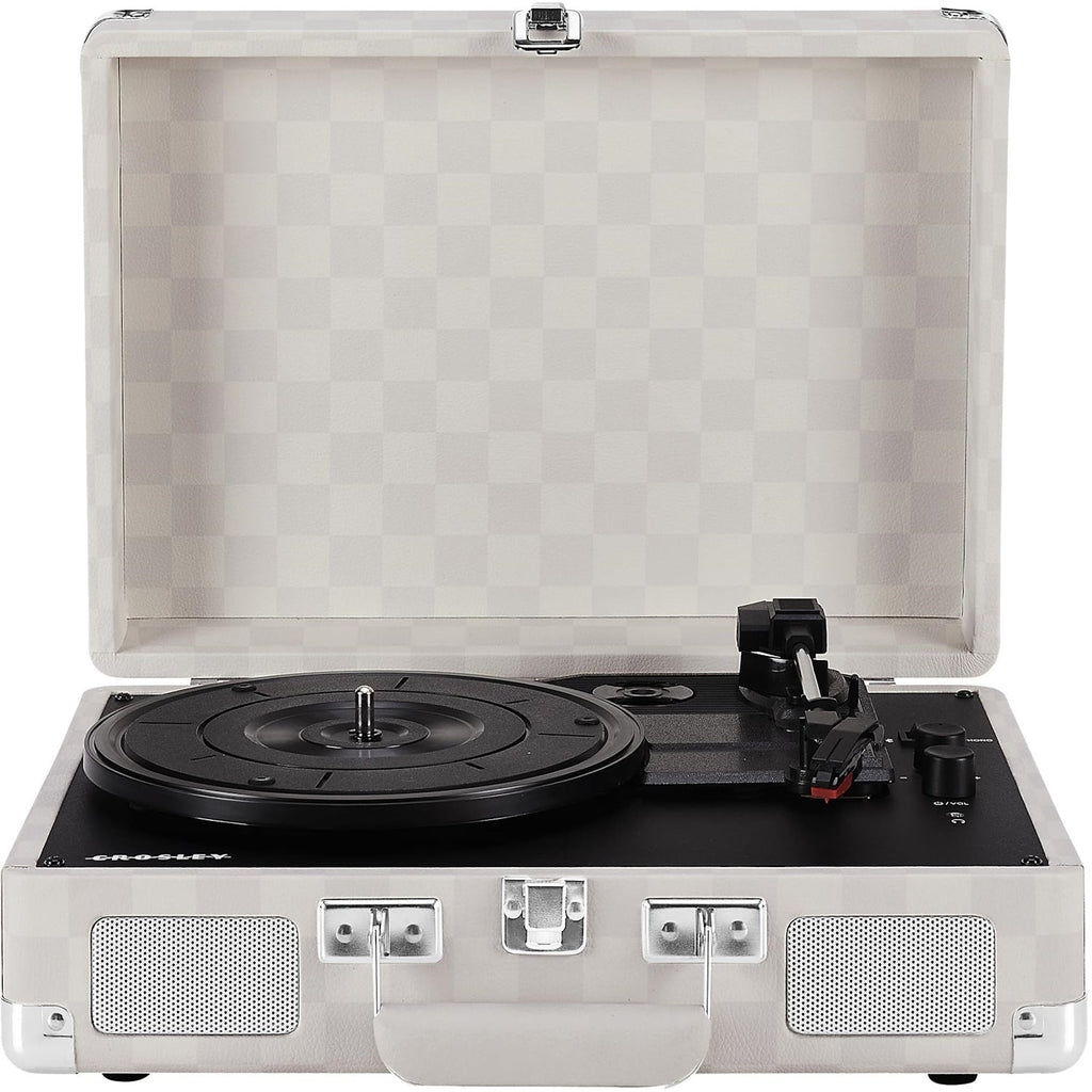 Crosley: Cruiser Plus Turntable - Almond Checkerboard - CR8005F-AC [Electronics]