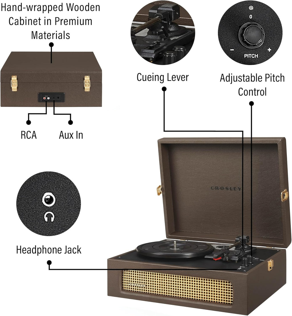 Crosley: Voyager Turntable - Cocoa - CR8017B-CO [Electronics]