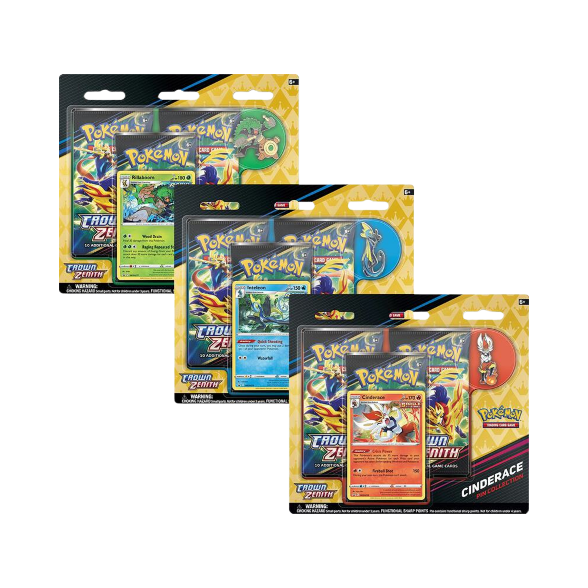 Crown Zenith Pin Collection [Set of 3]