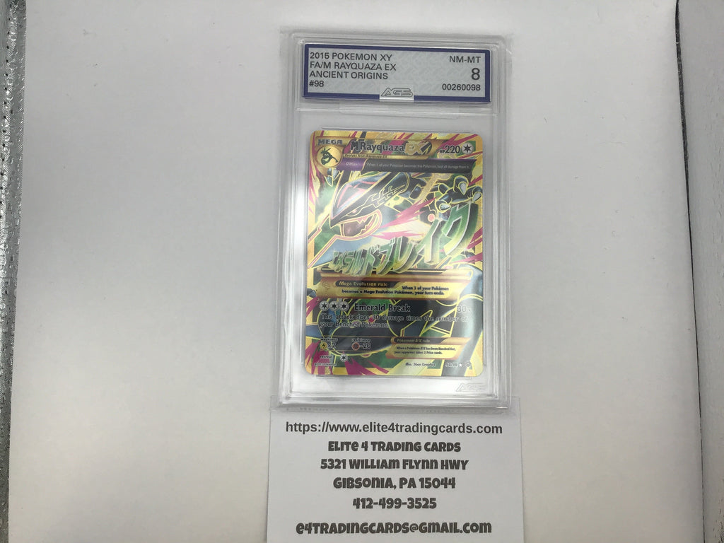 M Rayquaza EX #98 Pokemon Ancient Origins (AGS 8)