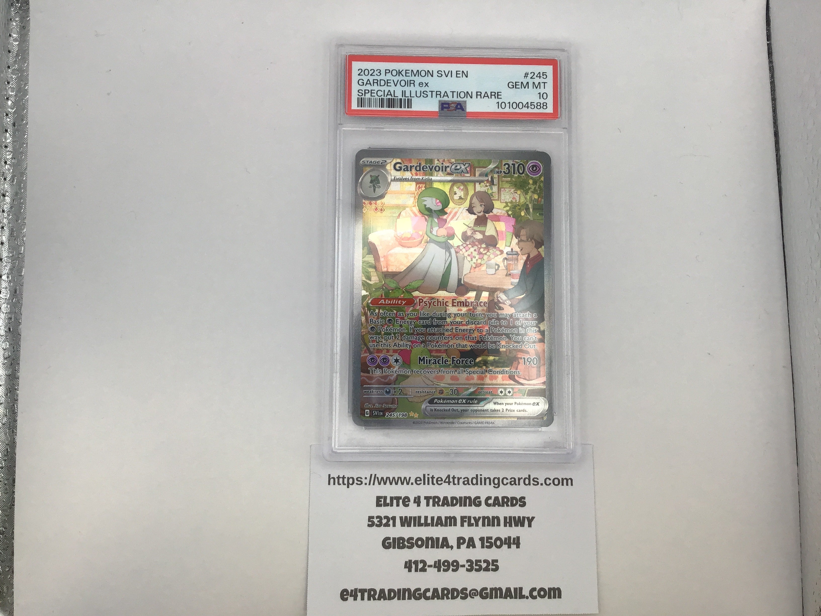 Gardevoir ex #245 Pokemon Scarlet & Violet (PSA 10)