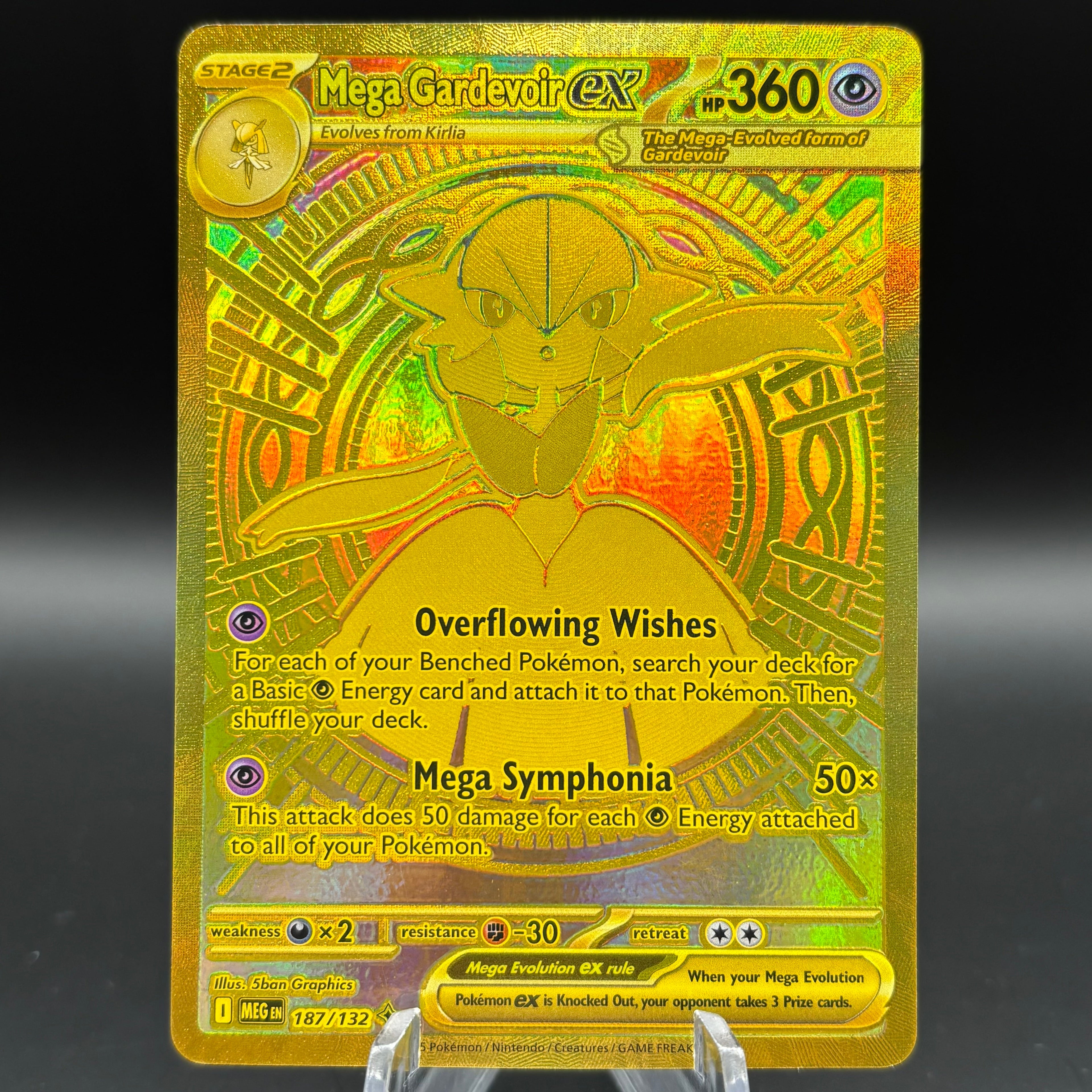 Mega Gardevoir ex - 187/132 - ME01: Mega Evolution Single Card