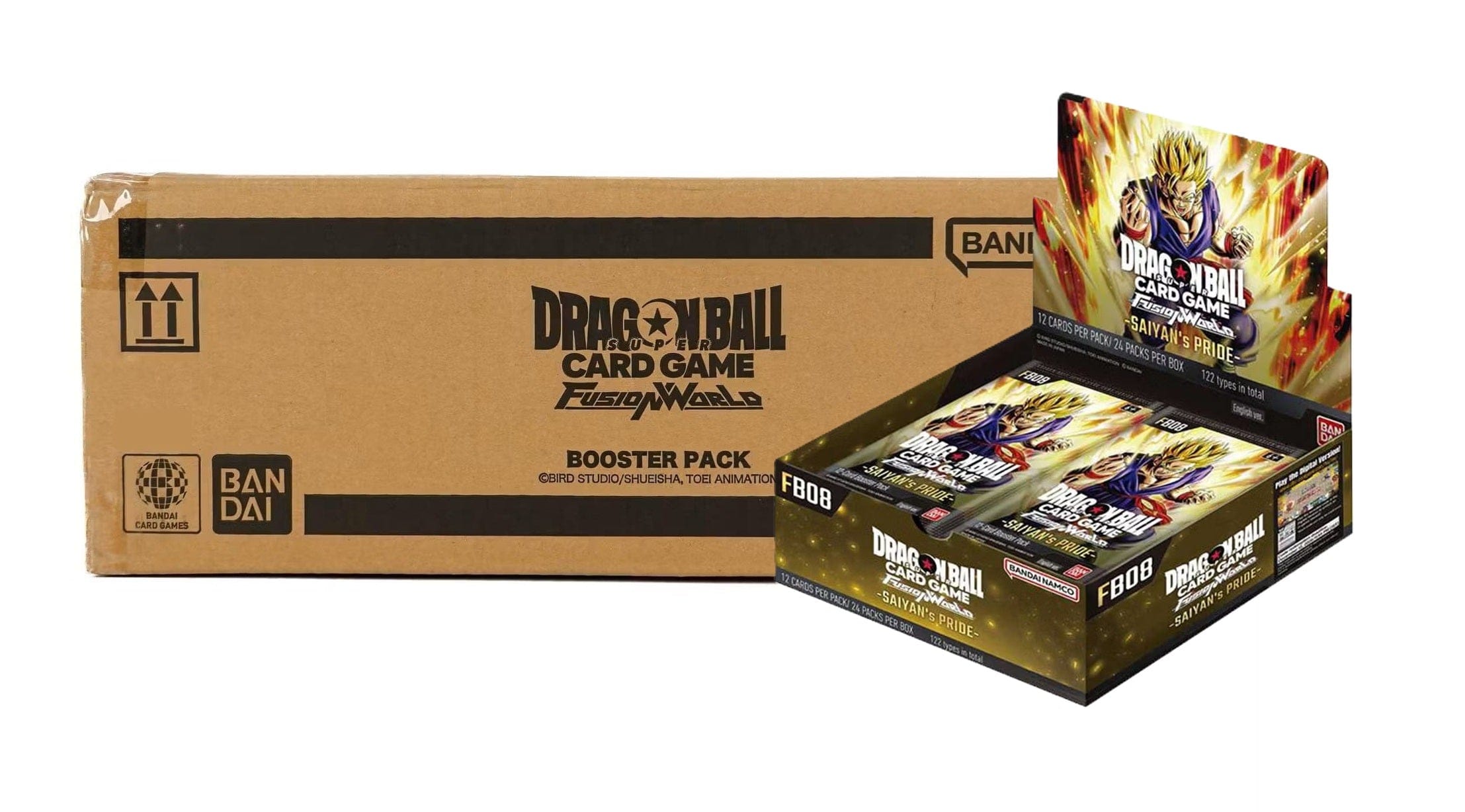 Dragon Ball Super: Fusion World 08 - Saiyan's Pride [x12] Booster Sealed Case