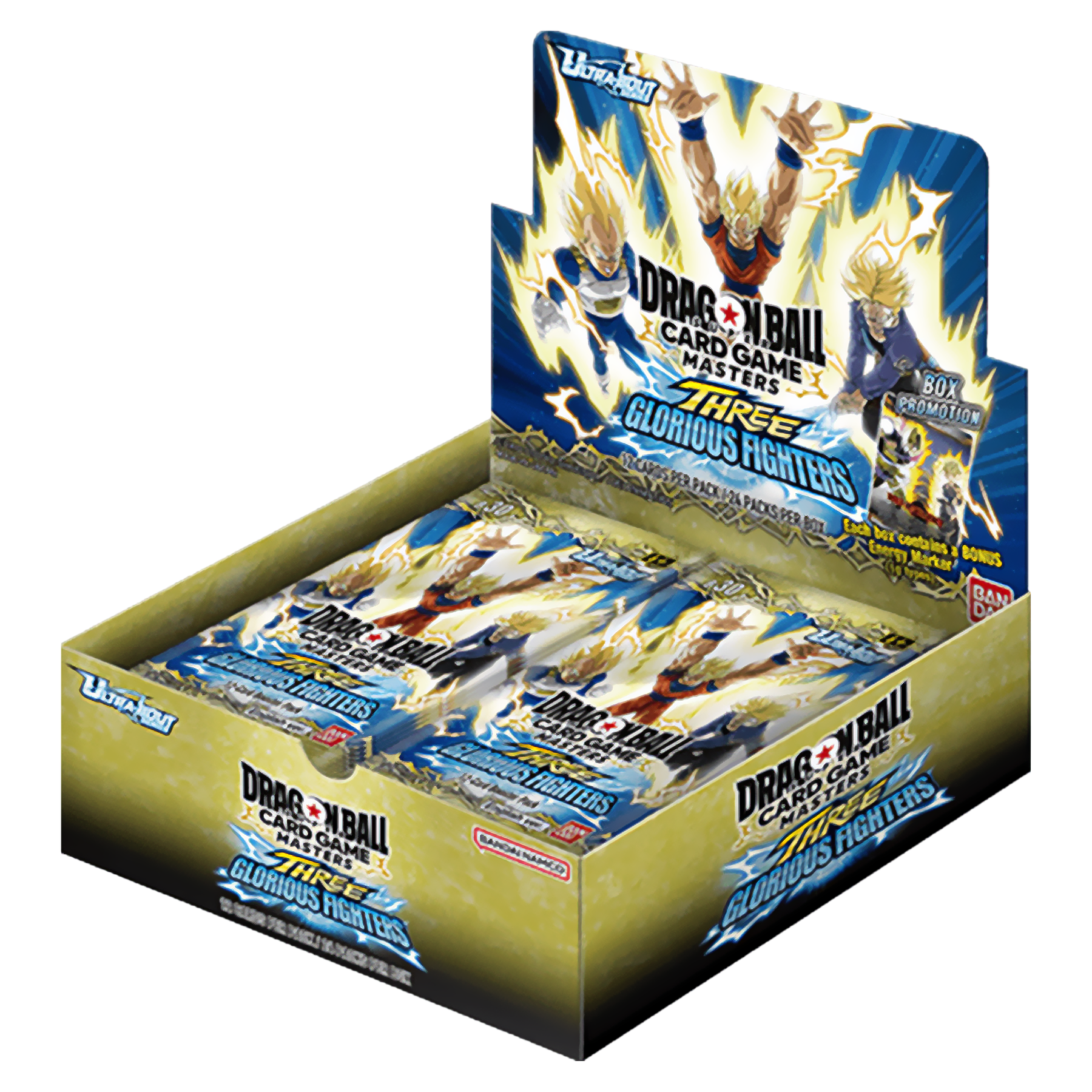 Dragon Ball Super CG Masters - Ultra-Bout Series Set 03 - Three Glorious Fighters - (B30) - Booster Box (24x Packs)