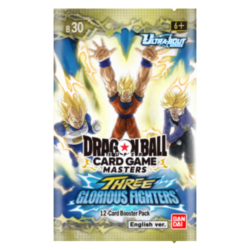 Dragon Ball Super CG Masters - Ultra-Bout Series Set 03 - Three Glorious Fighters - (B30) - Booster Box (24x Packs)