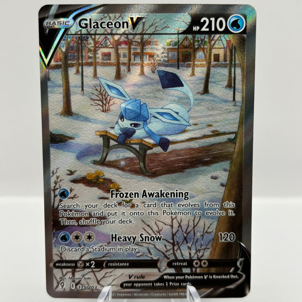 Glaceon V (Alternate Full Art) - SWSH07: Evolving Skies (SWSH07) Single Card