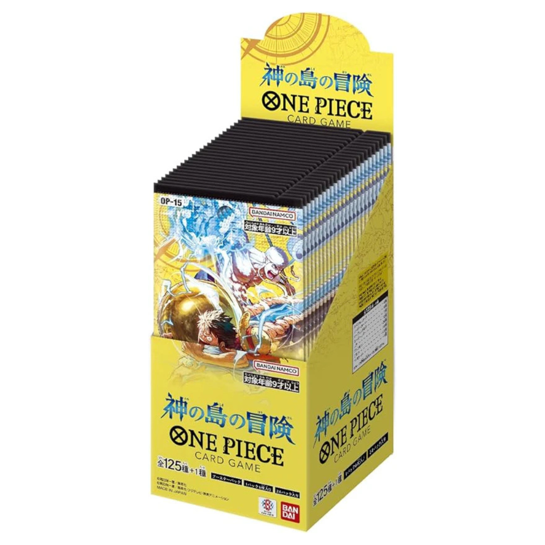 One Piece - Japanese TCG OP-15 - Adventure on KAMI’s Island Booster Box - Sealed Case of 12