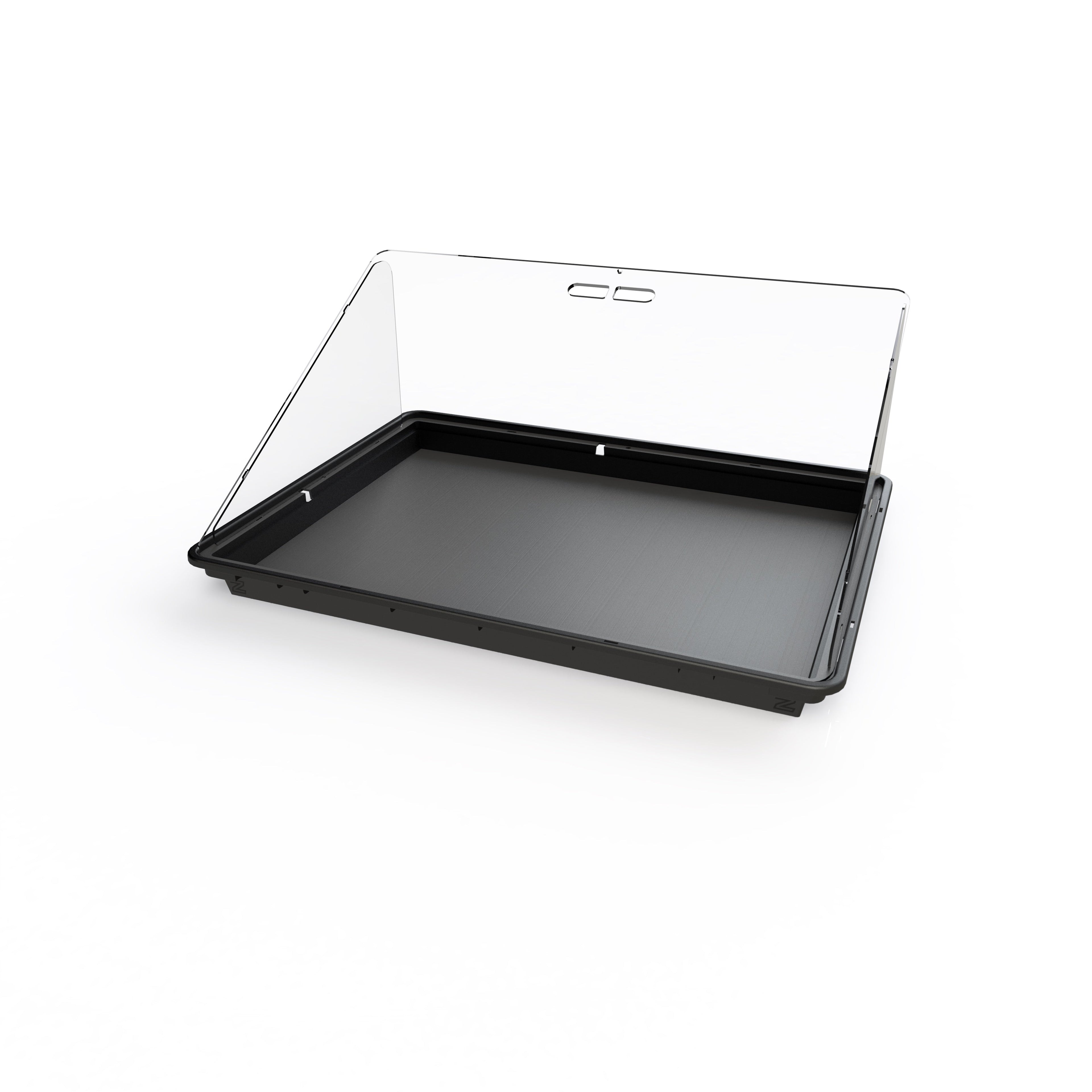 Scratch Resistance Display Cases Vertical & Horizontal With Risers