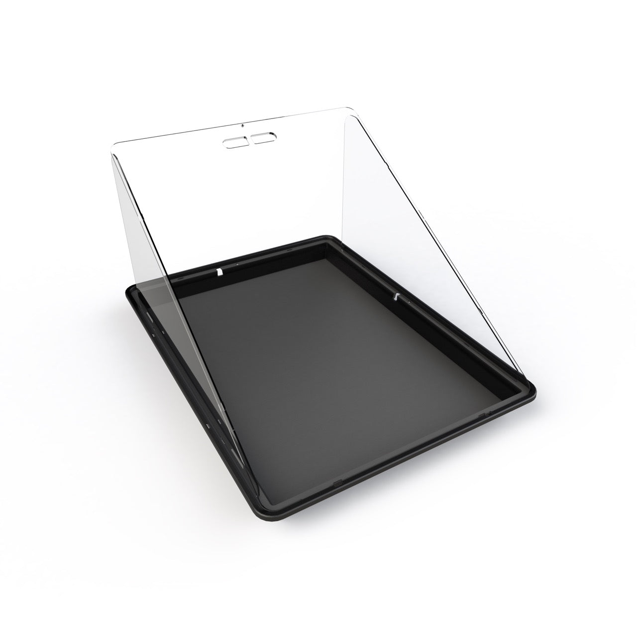 Scratch Resistance Display Cases Vertical & Horizontal With Risers