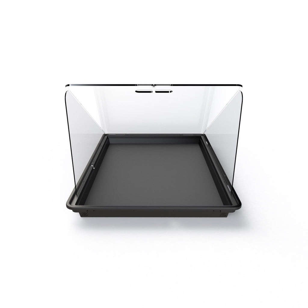 Scratch Resistance Display Cases Vertical & Horizontal With Risers