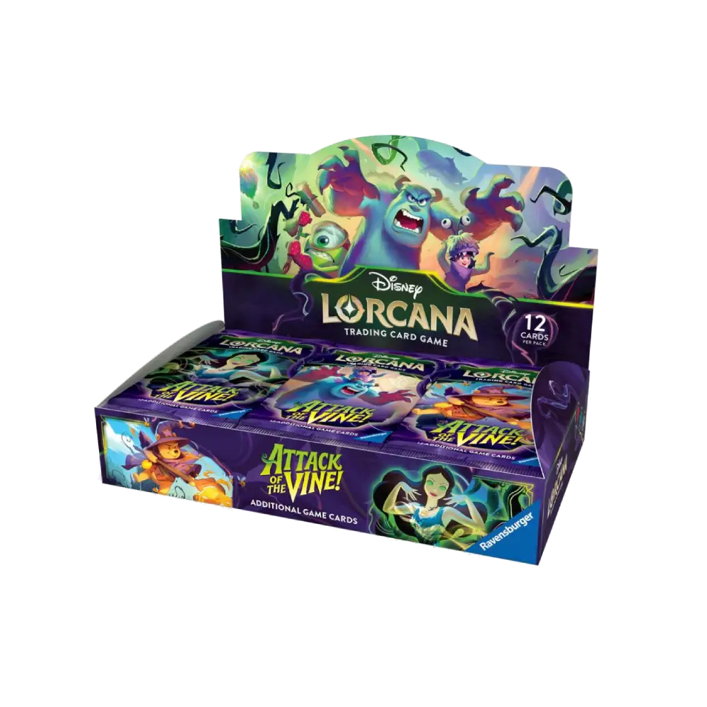 Disney Lorcana: Attack of the Vine! Booster Box RELEASE DATE 7/24/2026