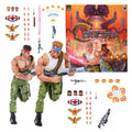 Contra Bill Rizer and Lance Bean Maximum Payload 1/12 Scale Action Figure Set
