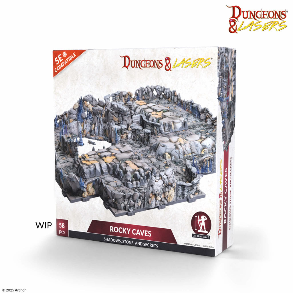 DUNGEONS AND LASERS ROCKY CAVE