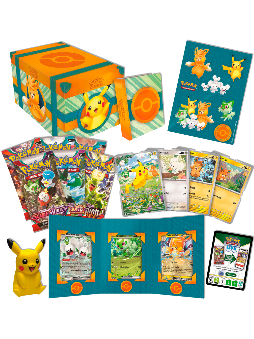 Pokemon Paldea Adventures Chest Sealed Case