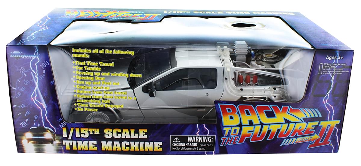 Back to The Future II: Time Machine Car 1:15 Scale Replica