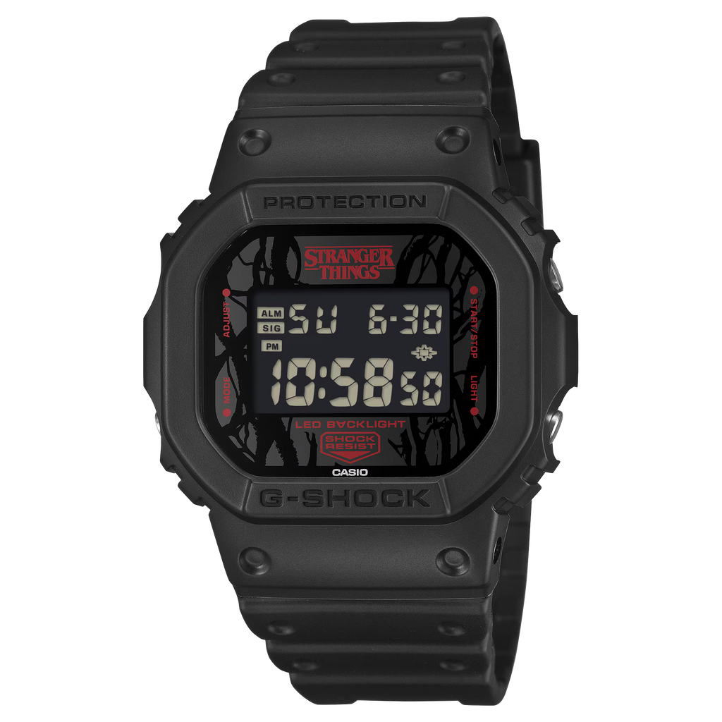 Casio G-Shock Stranger Things Upside Down Watch - DW-5600STT-1