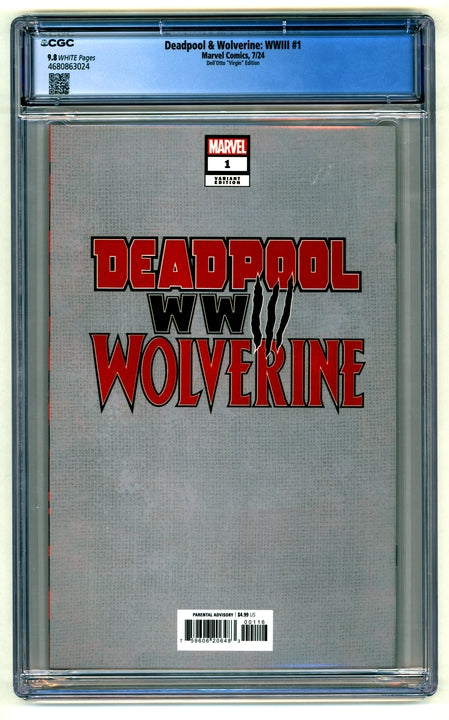 Deadpool and Wolverine WW3: #1 [Dell'Otto CGC 9.8 Virgin - 1:100] 2024