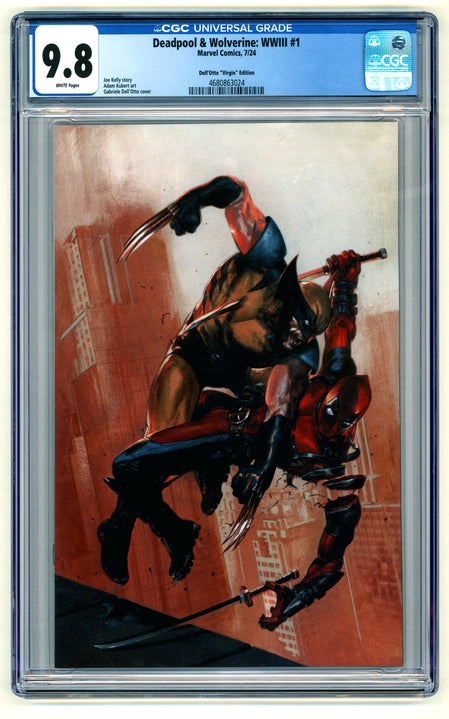 Deadpool and Wolverine WW3: #1 [Dell'Otto CGC 9.8 Virgin - 1:100] 2024