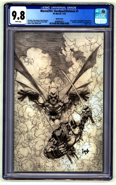 Deadpool/Batman: #1 [Capullo CGC 9.8 Sketch  - 1:200] 2025