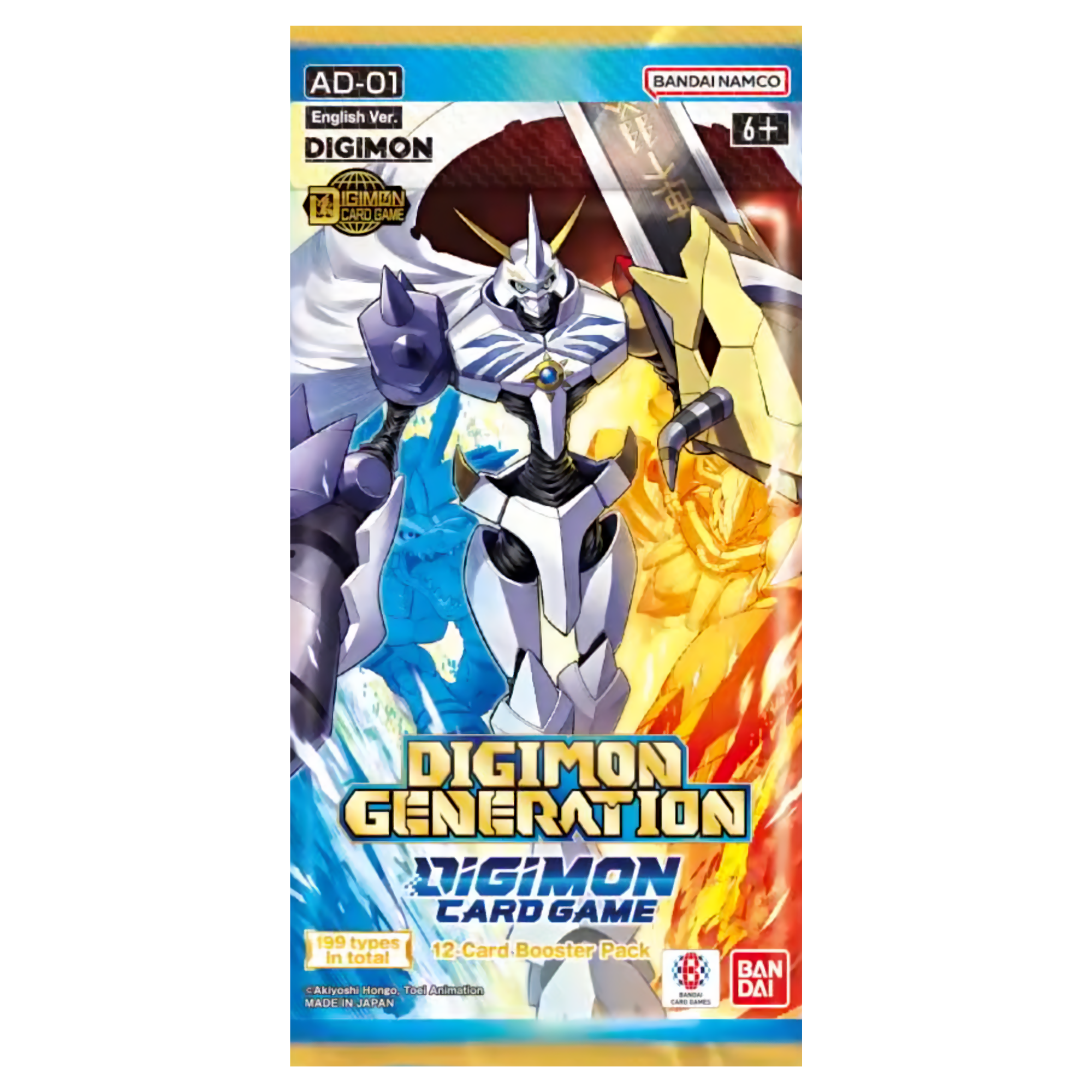 Digimon Card Game - Digimon Generation (AD01) - Display Case (12x Advanced Booster Boxes)