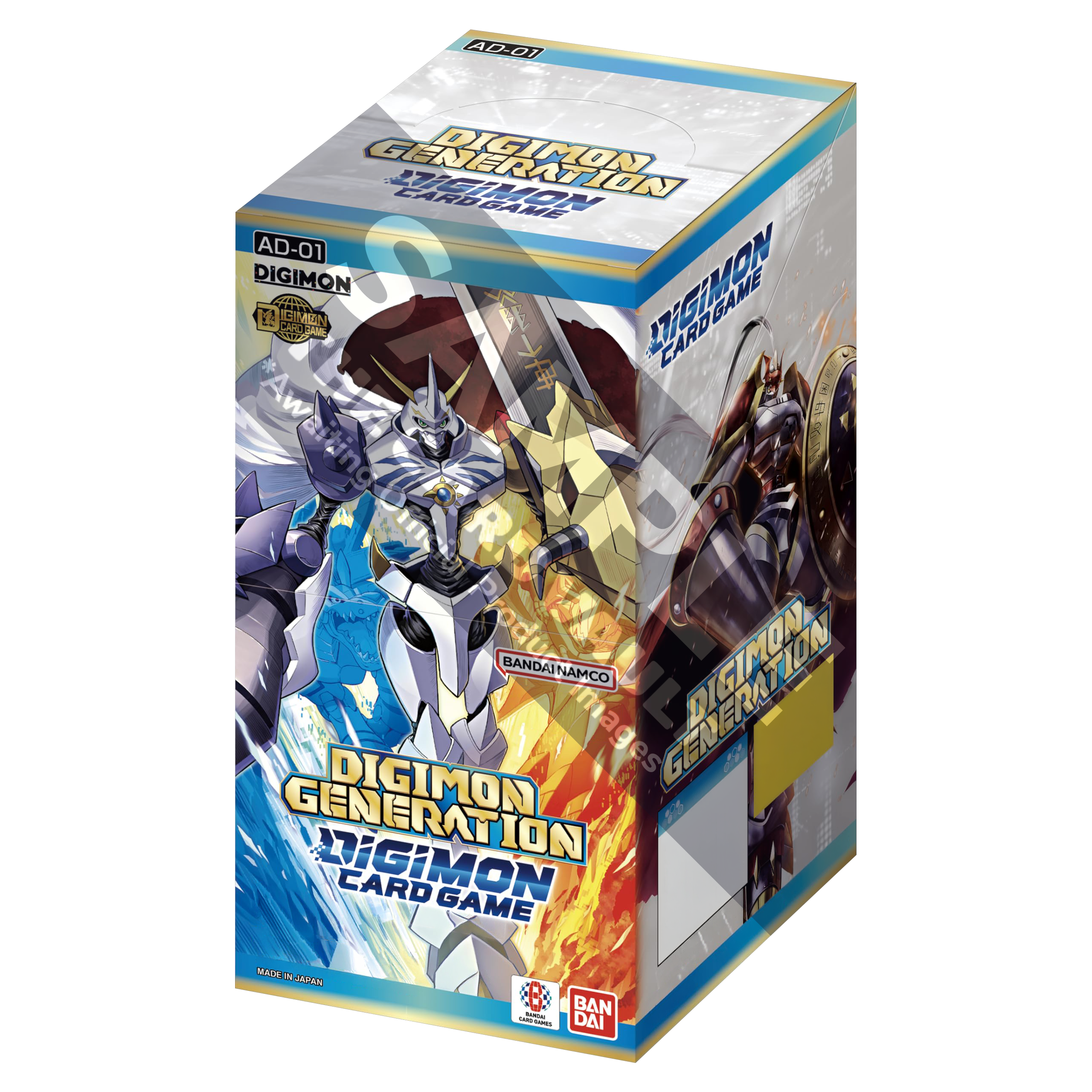Digimon Card Game - Digimon Generation (AD01) - Display Case (12x Advanced Booster Boxes)