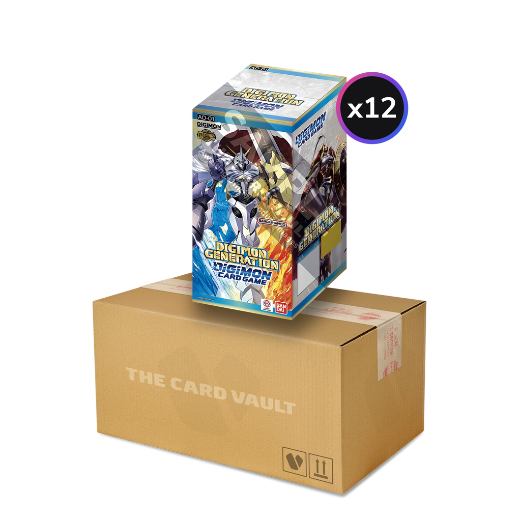 Digimon Card Game - Digimon Generation (AD01) - Display Case (12x Advanced Booster Boxes)