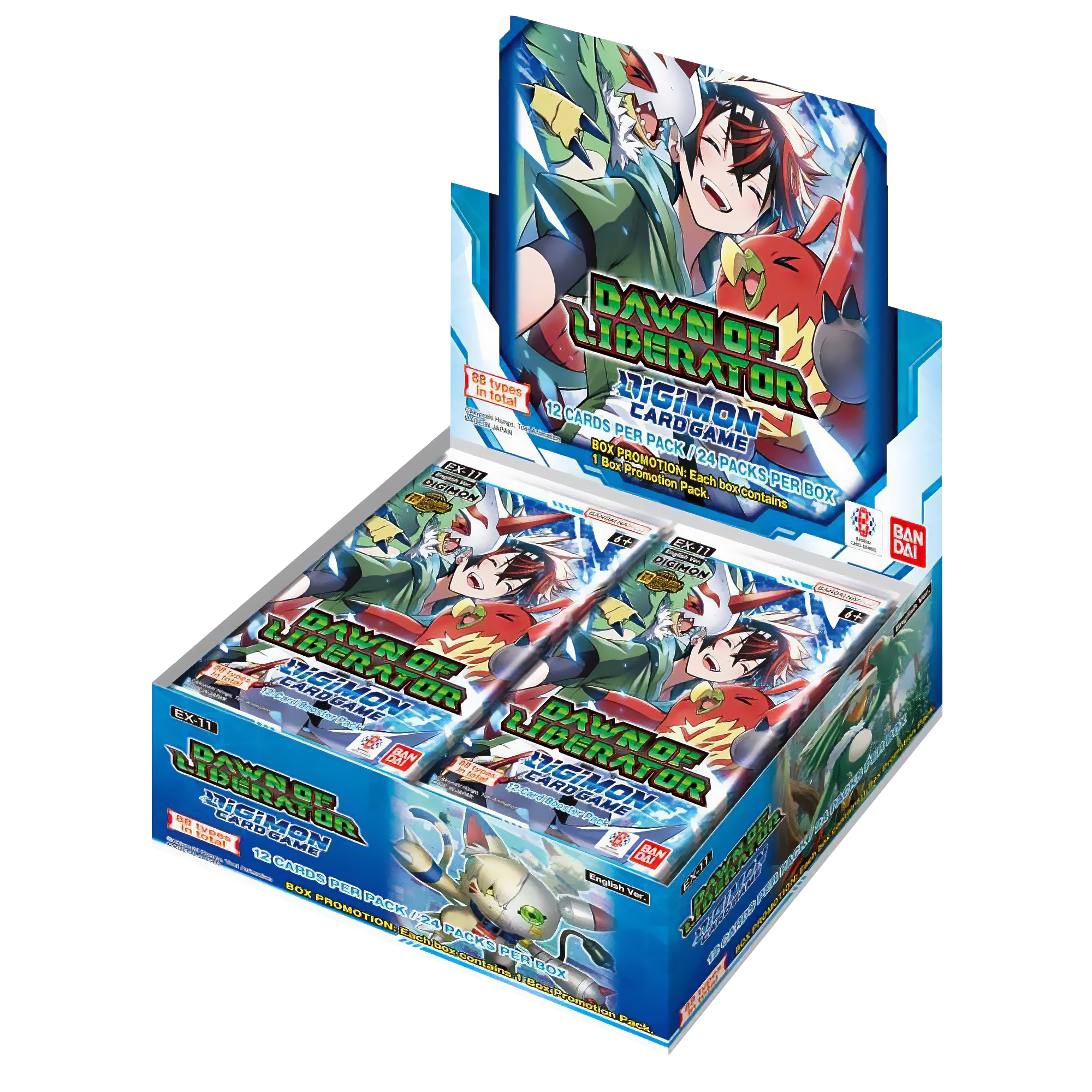Digimon Card Game - Dawn of Liberator (EX11) - Display Case (12x Booster Boxes)