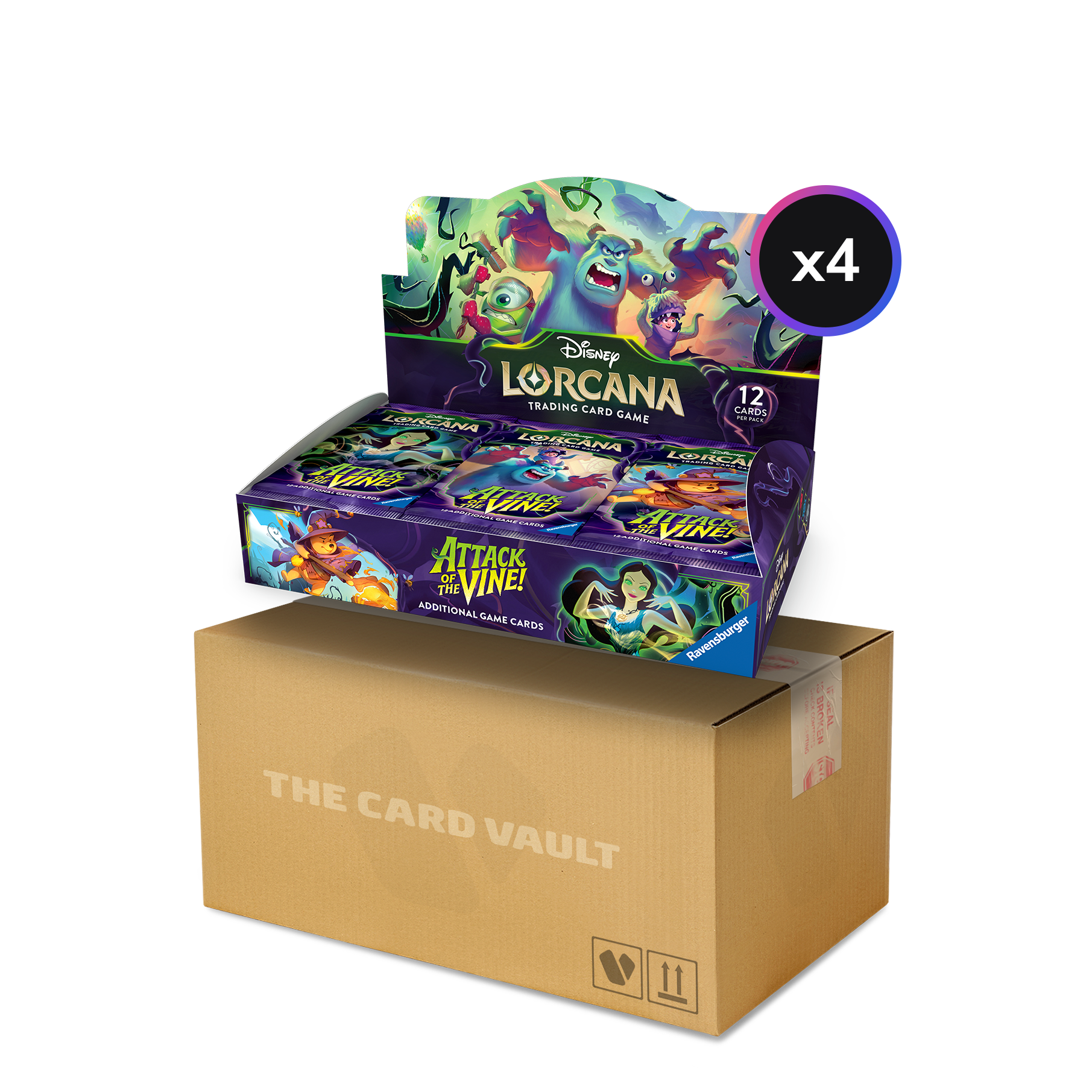 Disney - Lorcana TCG - Attack of the Vine! - Display Case (4x Booster Boxes)