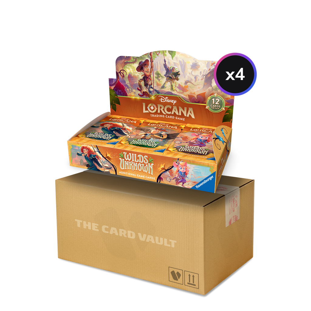 Disney - Lorcana TCG - Wilds Unknown - Display Case (4x Booster Boxes)