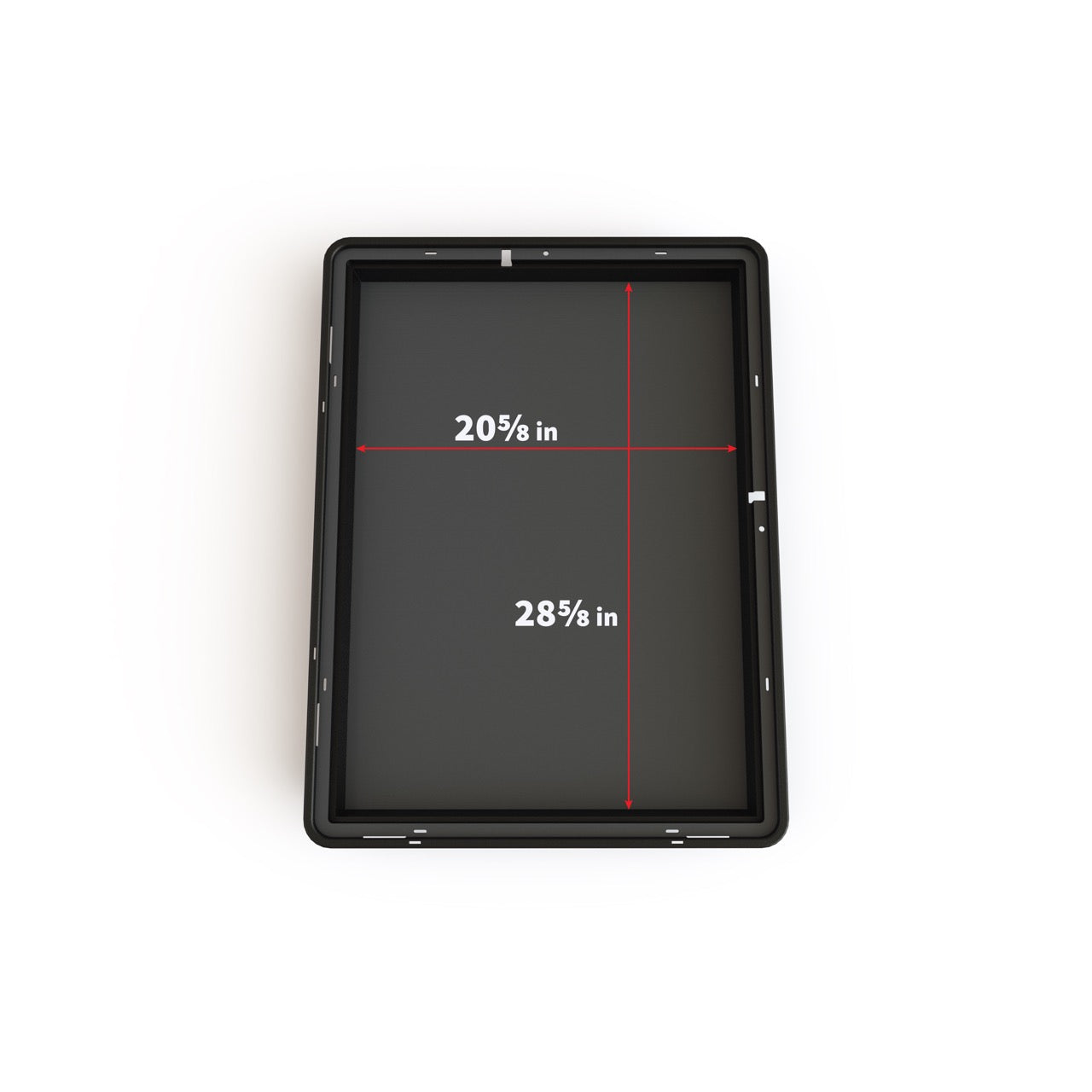 Scratch Resistance Display Cases Vertical & Horizontal With Risers