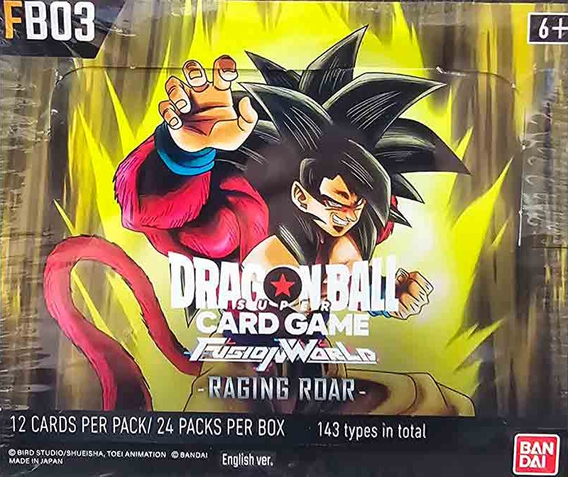 Dragonball Super Card Game TCG: Fusion World Raging Roar Booster Box [FB03]