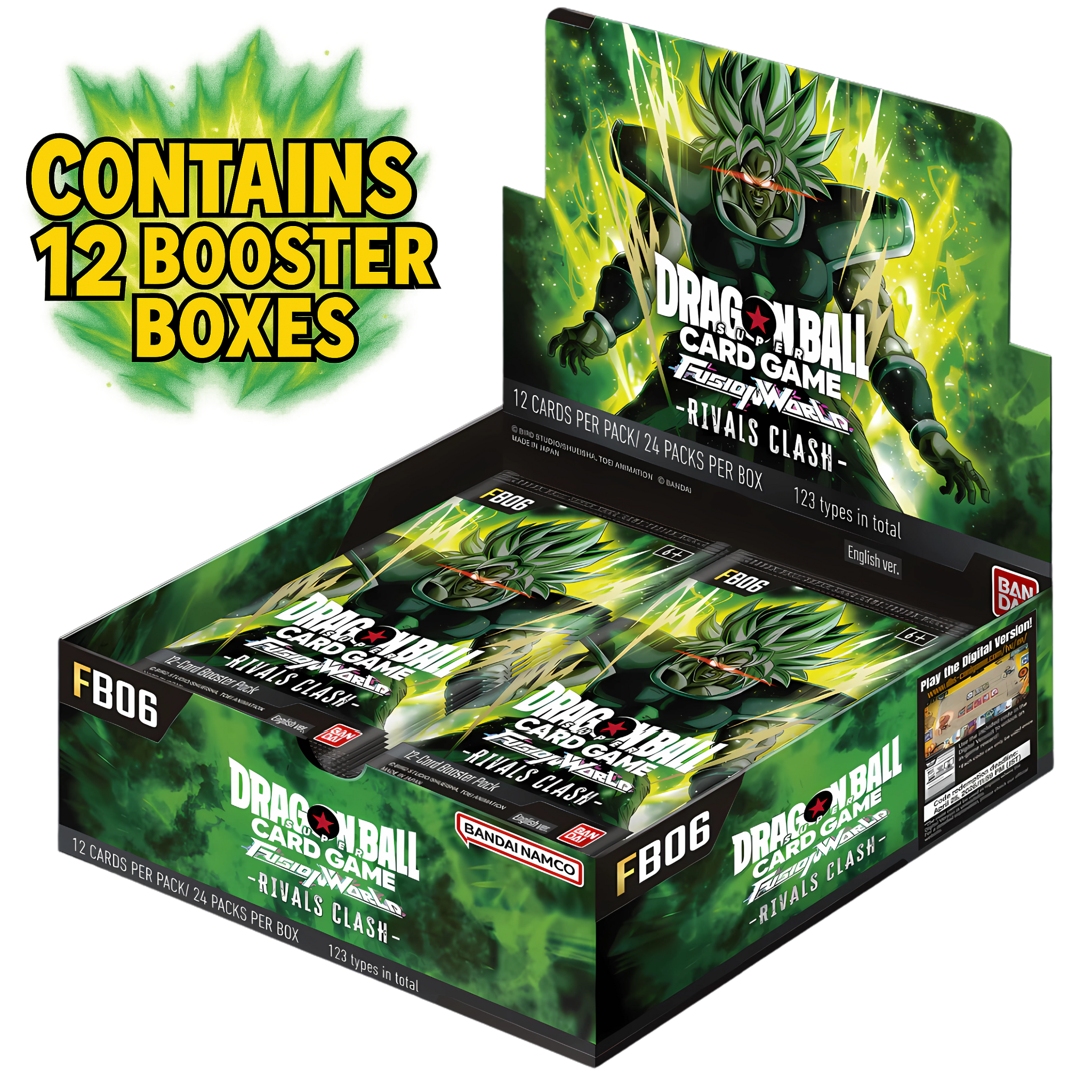 Dragon Ball Fusion World: Rivals Clash Booster Box Sealed Case