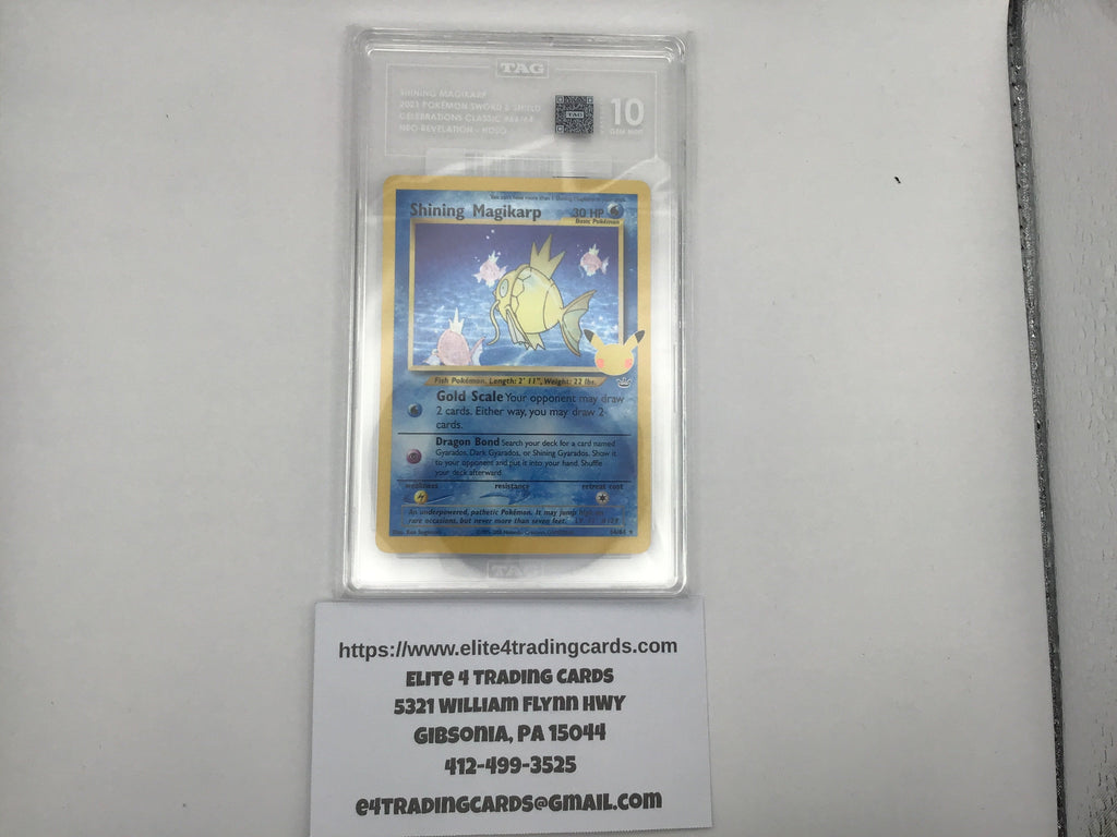 Shining Magikarp #66 Pokemon Celebrations (TAG 10)