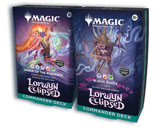 Magic The Gathering Lorwyn Eclipsed Commander Decks (Set of 2)