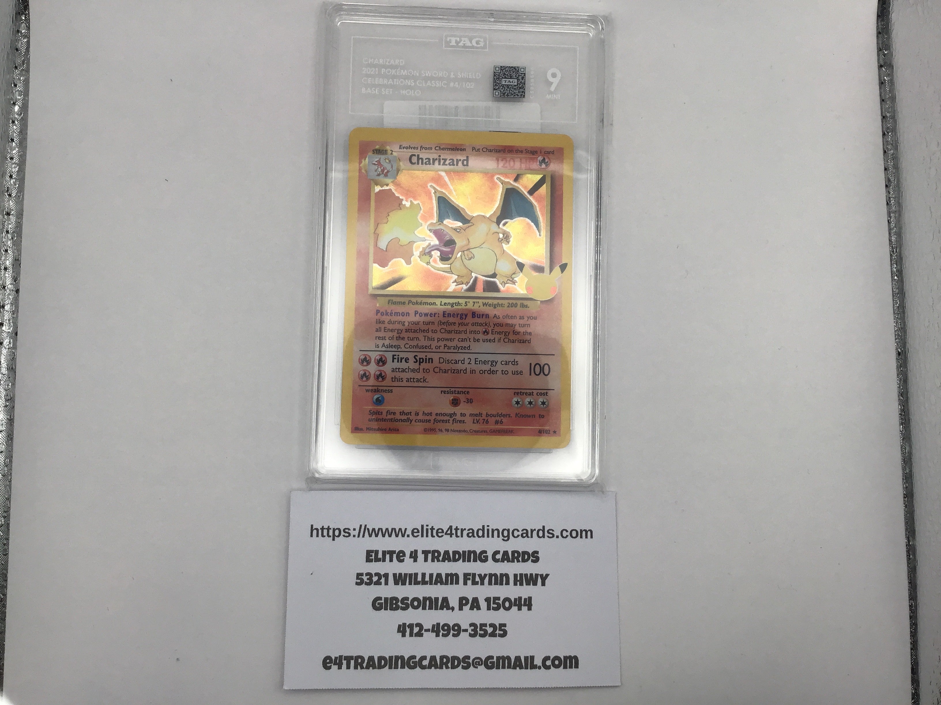Charizard #4 Pokemon Celebrations (TAG 9)