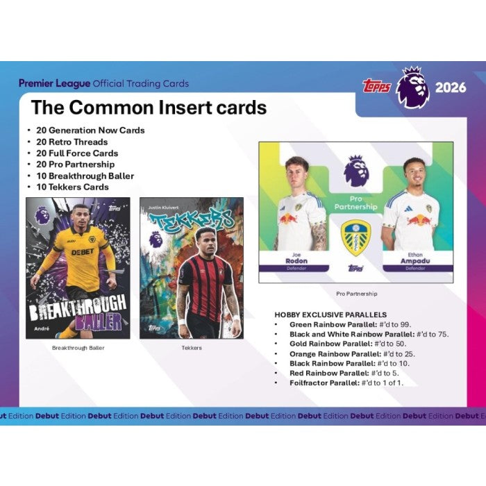 2025/26 Topps Premier League EPL Soccer Hobby Box