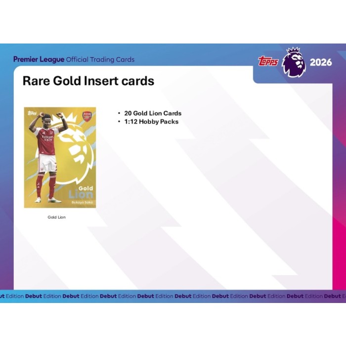 2025/26 Topps Premier League EPL Soccer Hobby Box