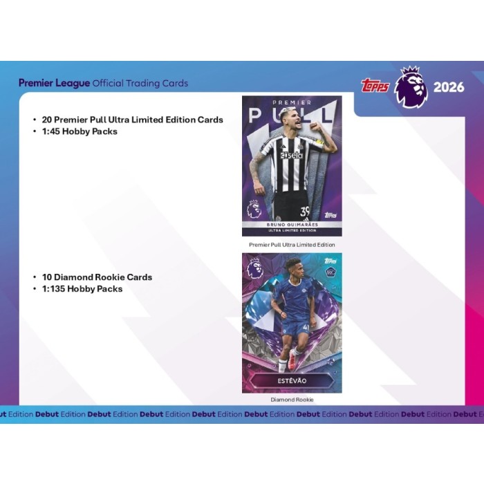 2025/26 Topps Premier League EPL Soccer Hobby Box
