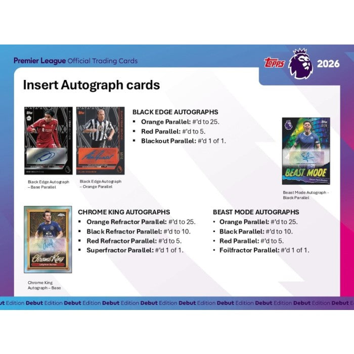 2025/26 Topps Premier League EPL Soccer Hobby Box