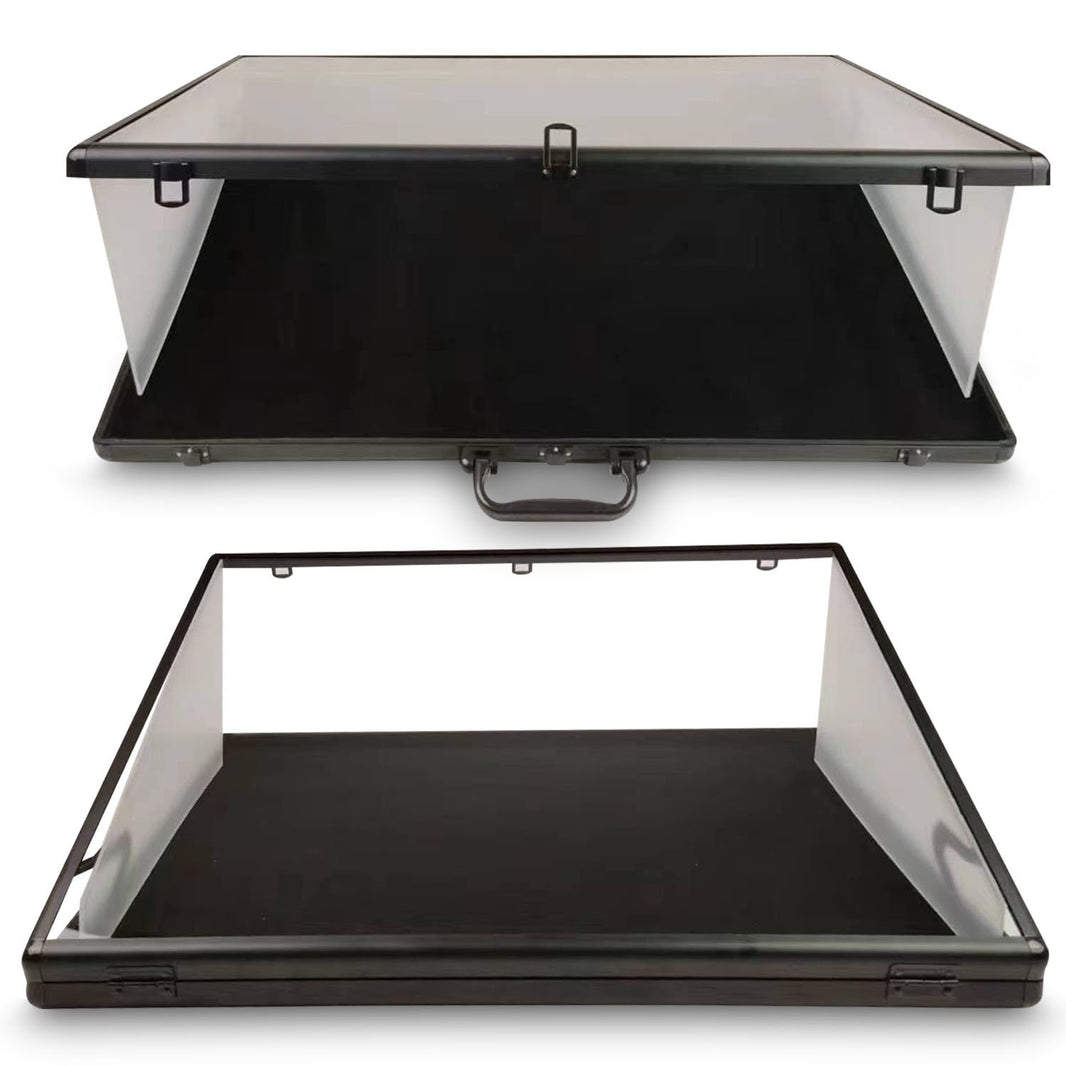 EVORETRO Lockable Aluminum Showcase Display Case (36x24x1.65)