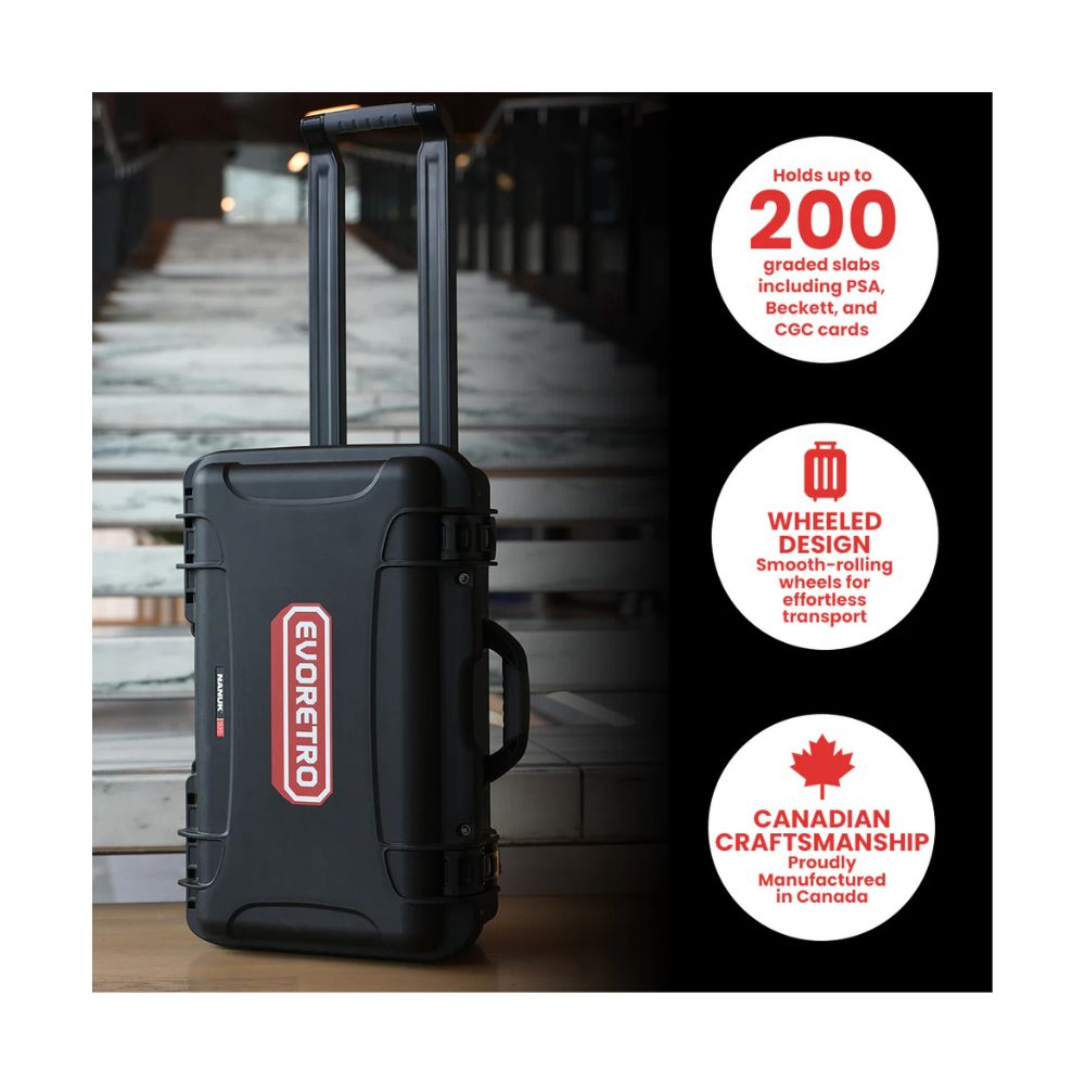 Valise Carte Gradée Evoretro En Aluminium à 3 Rangées Avec Système à Clé