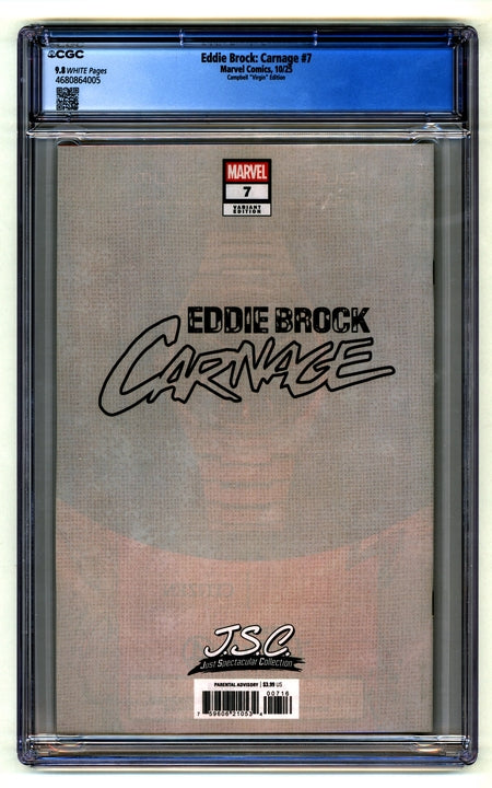Eddie Brock Carnage: #7 [Campbell CGC 9.8 - 1:100] 2025
