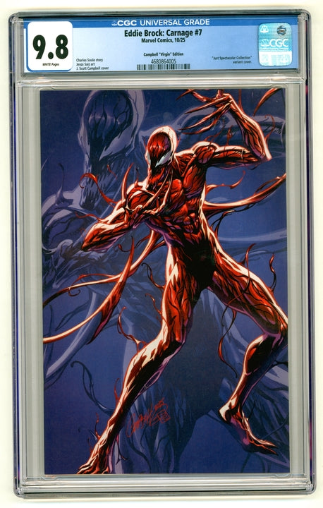 Eddie Brock Carnage: #7 [Campbell CGC 9.8 - 1:100] 2025