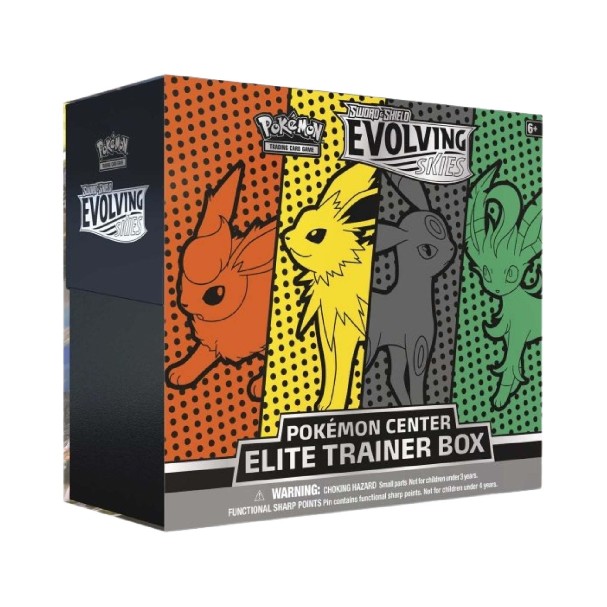Evolving Skies Pokemon Center Elite Trainer Box [Leafeon, Umbreon, Jolteon, Flareon] [DAMAGED]