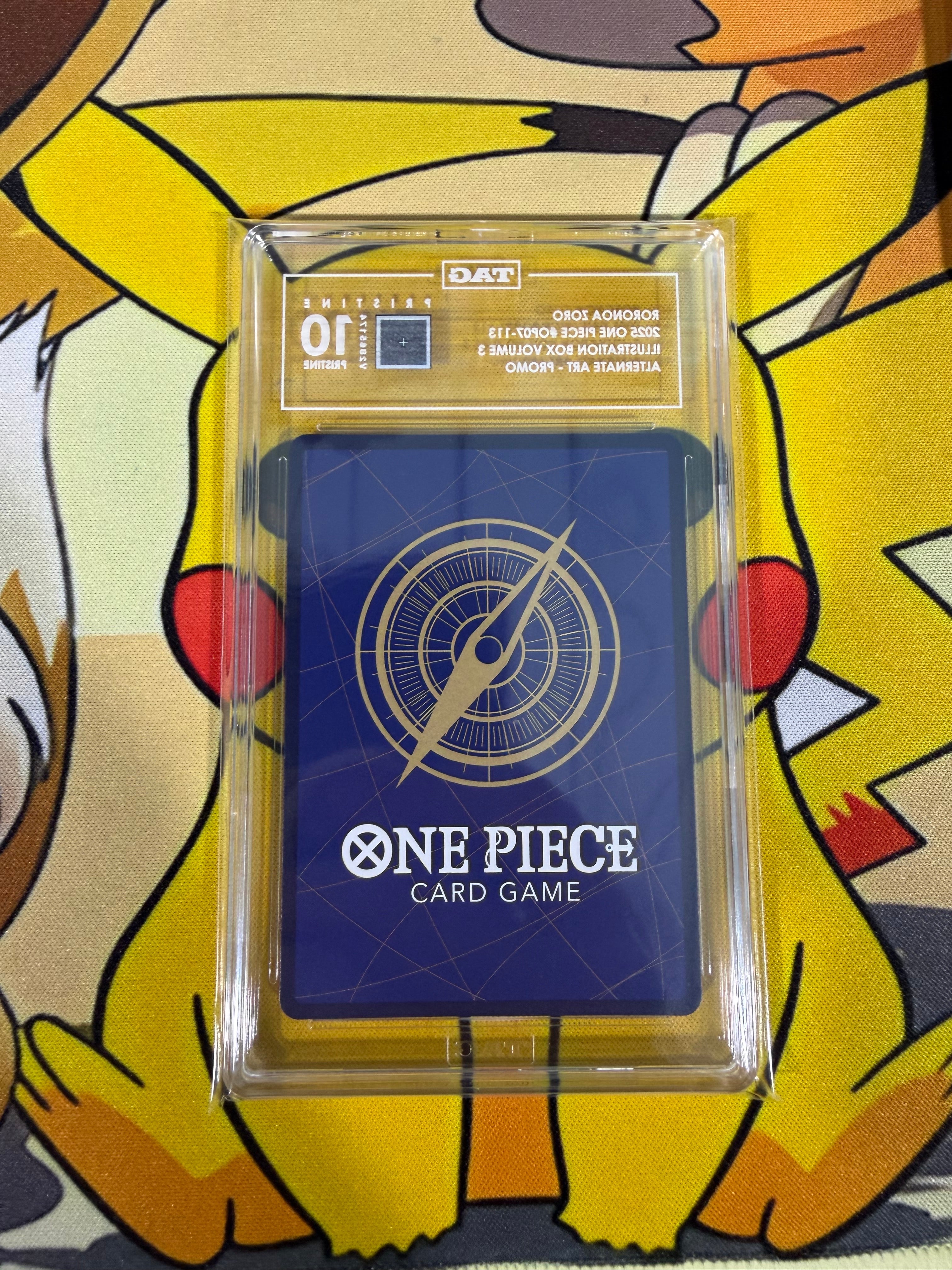 TAG 10 PRISTINE - Roronoa Zoro - Promo - OP07-113 - Illustration Box 3