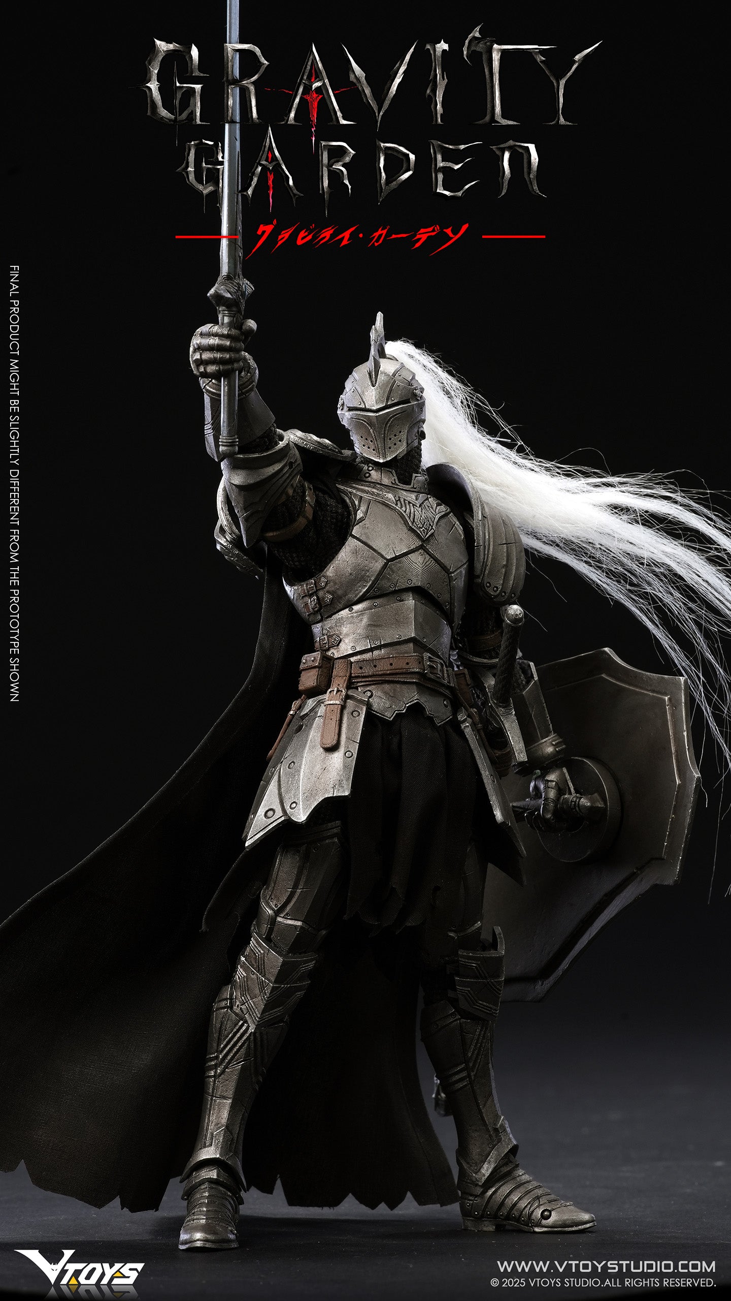 VTOYS GRAVITY GARDEN Series Silver Moon Knight 1/12 Figure JAPAN OFFICIAL