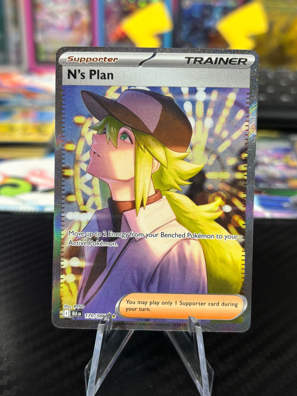 N’s Plan - 170/086 - Pokemon Black Bolt - NM