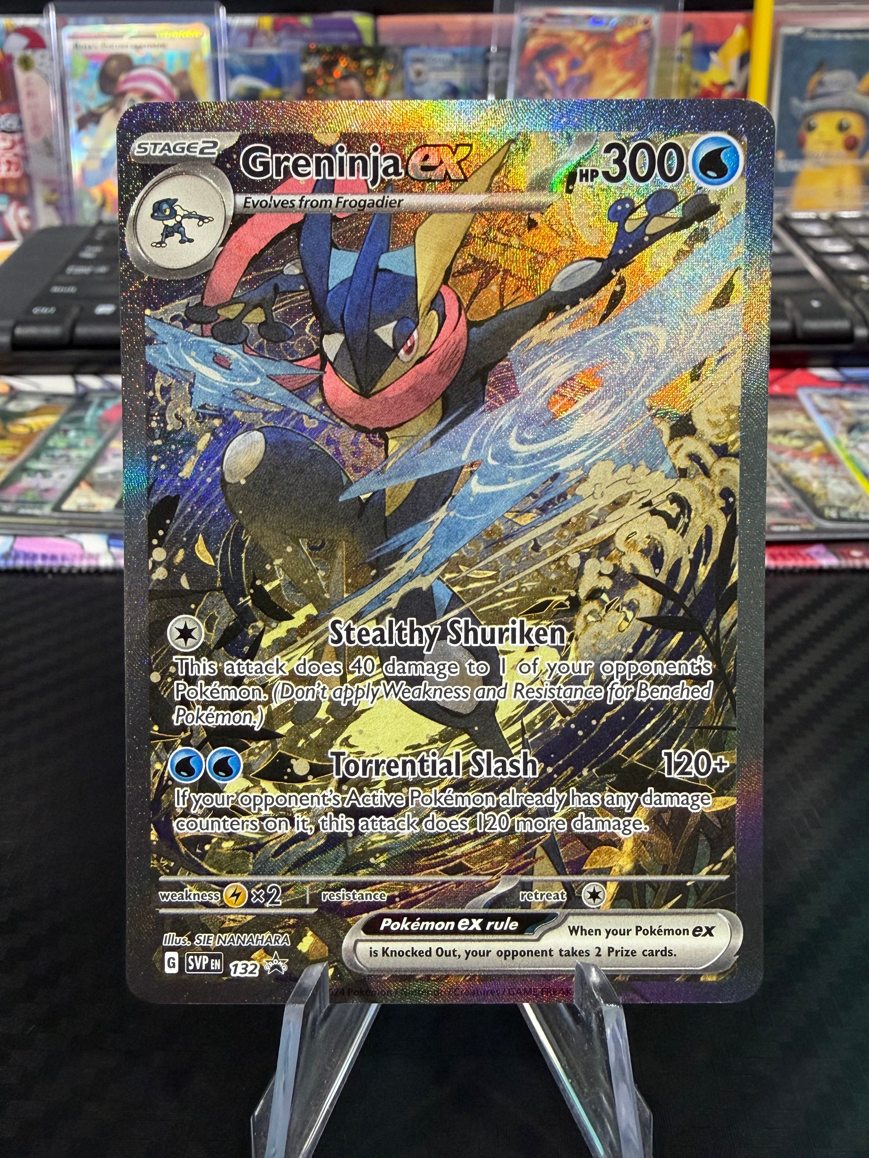 Greninja Ex - Black Star Promo 132 - Scarlet & Violet - NM
